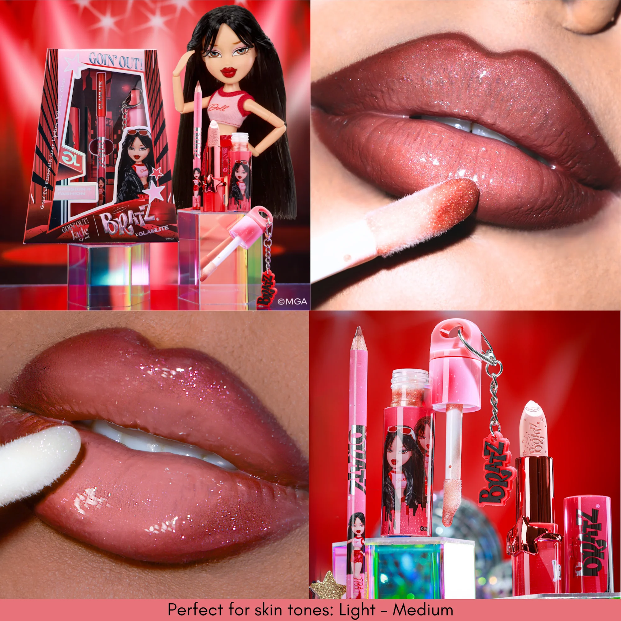 Bratz x Glamlite Goin' Out Jade Lip Kit - Image 4